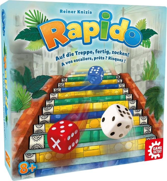 Immagine prodotto Game Factory Rapido (mult) (Francese, Inglese, Italiano, Tedesco, 2 - 6 Giocatori)