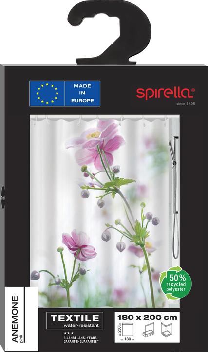 Actual product image spirella Anemone (180 x 200 cm)
