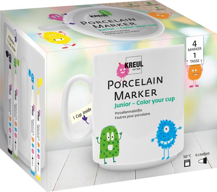 Produktbild Magni Porcelain Marker Junior Color your cup medium (4x)
