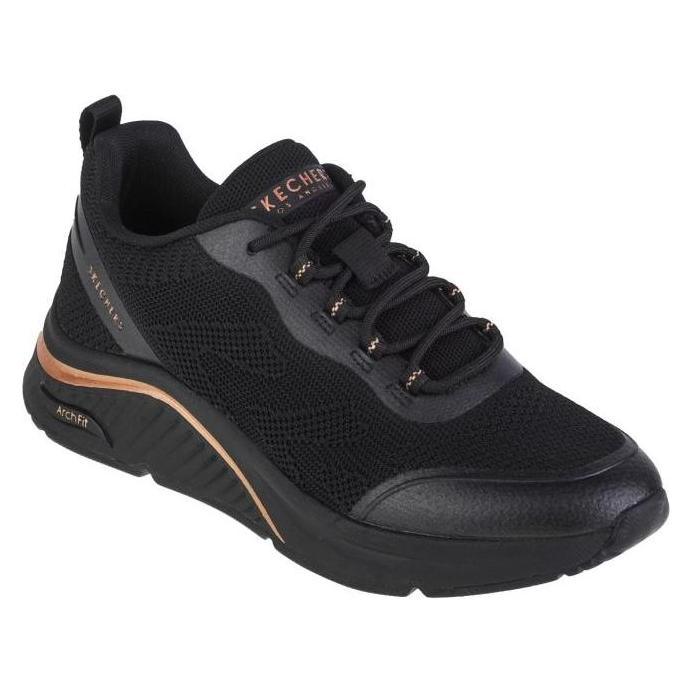Skechers, Damen, Sneakers, Arch Fit S-Miles - Sonrisas Black, Schwarz, (41)