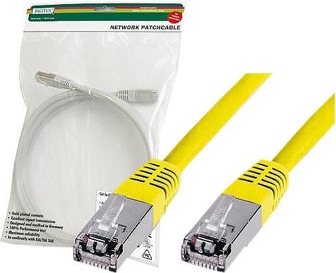 Image du produit Digitus CAT 5e SF-UTP Câble patch Cu PVC AWG 26/7 Longueur 5 m Couleur jaune (FTP, CAT5e, 5 m)