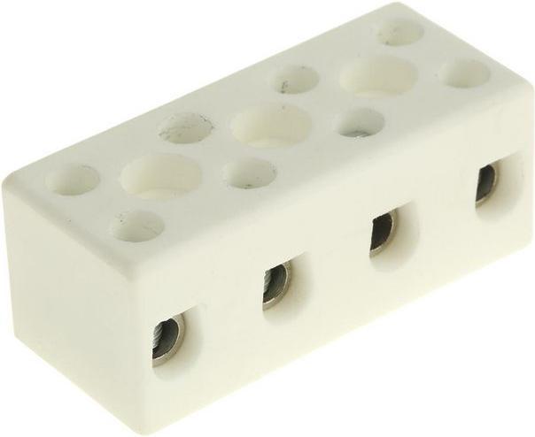 RS PRO Klemmleiste Keramik 3 Durchgänge 76A - kaufen bei Digitec