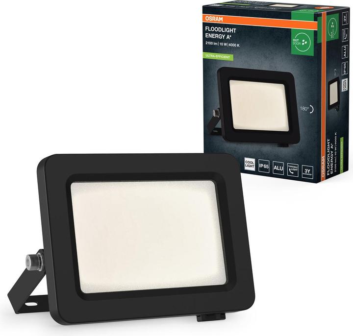 Produktbild Osram HOMELIGHTING Floodlight EA 10W 840 Dark Grey​ 4099854429491 Aussenstrahler (1750 lm, IP65)