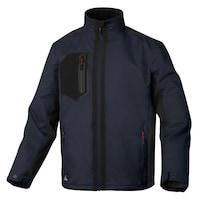 Deltaplus Jacke AREN, Polyester mechanischer Stretch, blau/schwarz, Grösse S