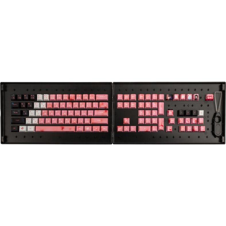 Thumbnail - Traitors ZASHIKI WARASHI Keycap Set (US), Keycaps, Pink