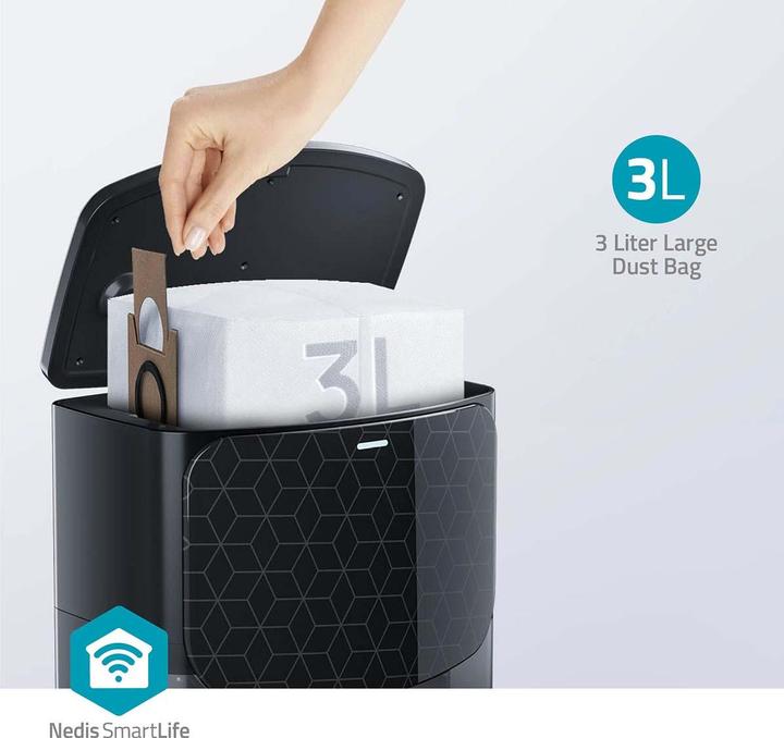 Produktbild Nedis SmartLife Roboter-Staubsauger Laser-Navigation | Wi-Fi | Kapazität Auffangbehälter: 0.6 l | Au (Saugwischroboter)