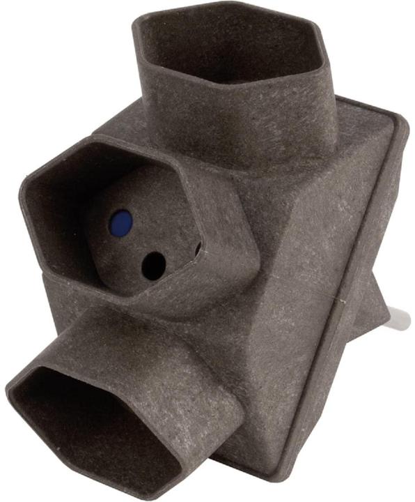 Produktbild Steffen Mehrfachadapter COFFEE sternförmig 3xT13 br (Typ 13, 3x)