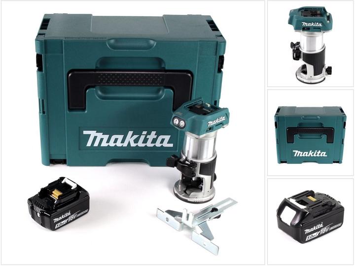 Produktbild Makita DRT 50 T1J Akku Multifunktionsfräse brushless 18V + 1x Akku 5,0 Ah im Makpac 3 - ohne Ladeger