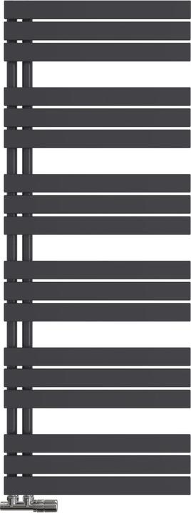 Actual product image Emke Bathroom Radiator Towel Rail Adjustable Temperature Control 160x60cm Anthracite 958W (1005 W)