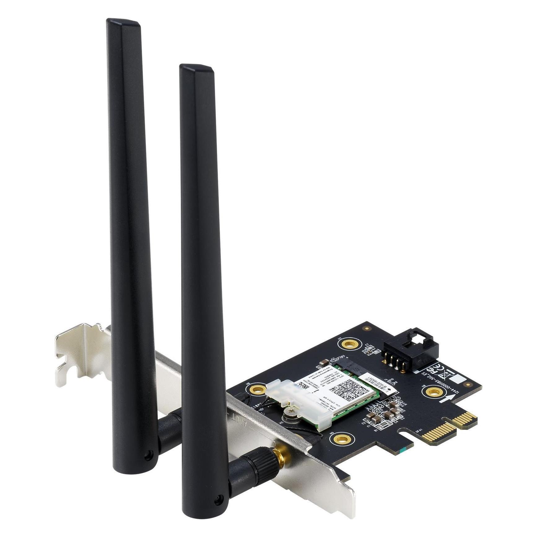 ASUS PCE-AX3000 (PCI Express 1.0), Netzwerkkarte, Schwarz