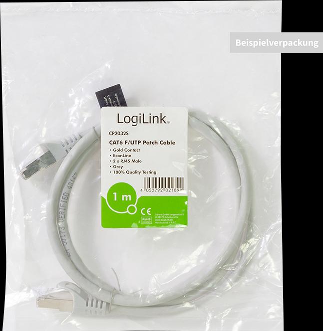 Actual product image LogiLink Network cable (F/UTP, CAT6, 2 m)