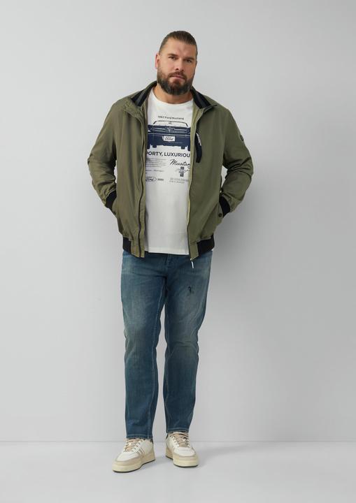 Produktbild S.Oliver Outdoor-Jacke Outdoor-Jacke mit Stehkragen und Kontrast-Details (3XL)