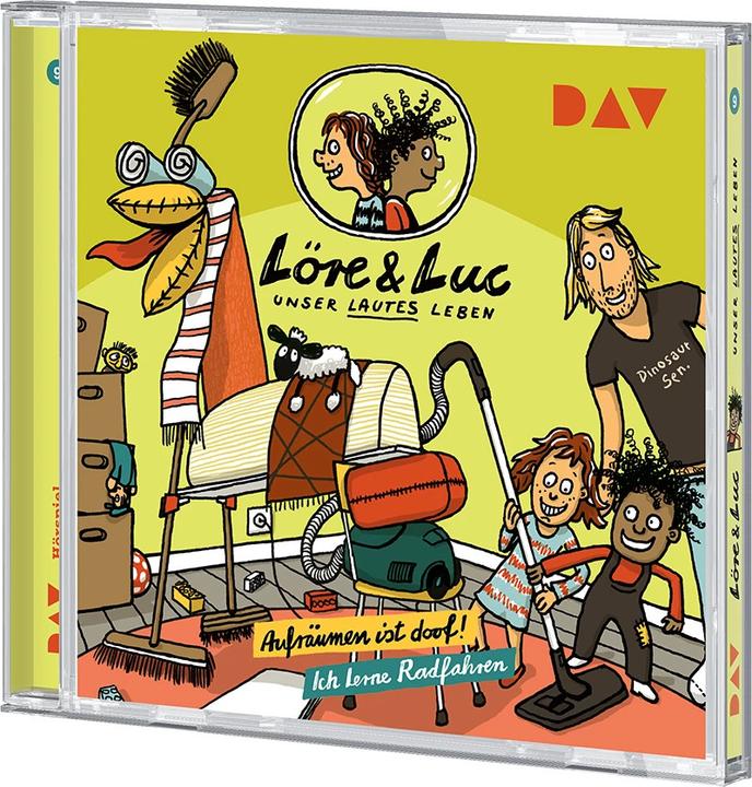 Produktbild D.A.V. Löre & Luc 09 Aufräumen ist doof!/Ich lerne Radfahren (Johannes Disselhoff, Horst Klein, Jenny Alten, Ilja Richter, Ellis Drews, Lea Kalbhenn, Timmo Niesner, Moritz Frickel, Deutsch)