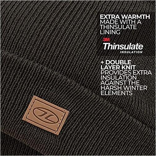 Image du produit Highlander Thinsulate Ski Hat Black (Taille unique)