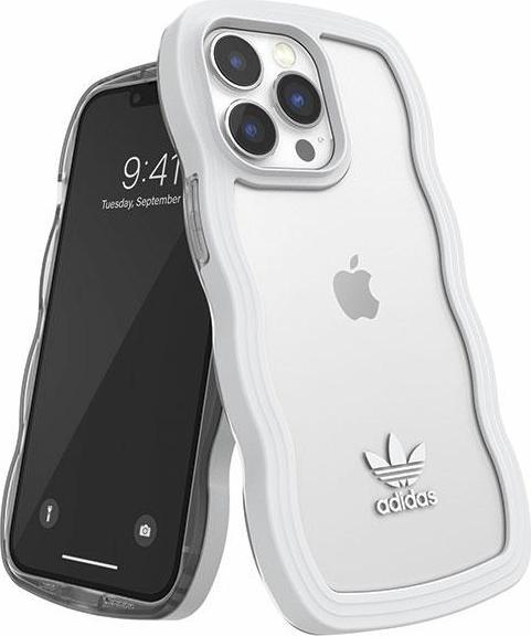 Actual product image adidas OR Wavy Case iPhone 13 Pro /13 6.1" biały-przezroczysty/white-transparent 51903 (Apple iPhone 13 Pro)