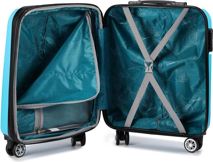 Actual product image Benzi 5493 4 Rollen Kabinentrolley S 53 cm mit Dehnfalte (38 l)