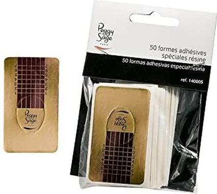 Actual product image Peggy Sage Manicure Forms 50 Count (Artificial nails)