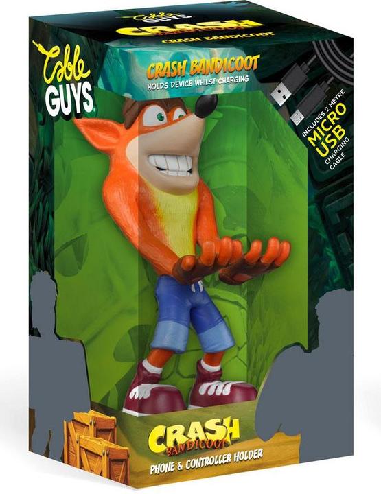 Actual product image Exquisite Gaming Crash Bandicoot Cable Guy (Mac, Xbox 360, PC, Switch, PS4, PS5, Xbox One S, Xbox Series X)