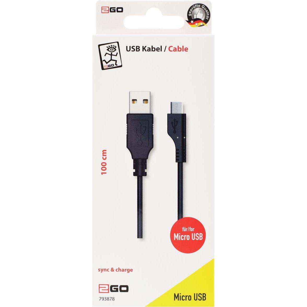 Thumbnail - 2GO Datenkabel (1.20 m, USB 3.0), USB Kabel
