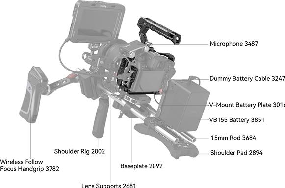 Produktbild SmallRig Camera Cage Kit für Nikon Z 6III 4520 (Cage)