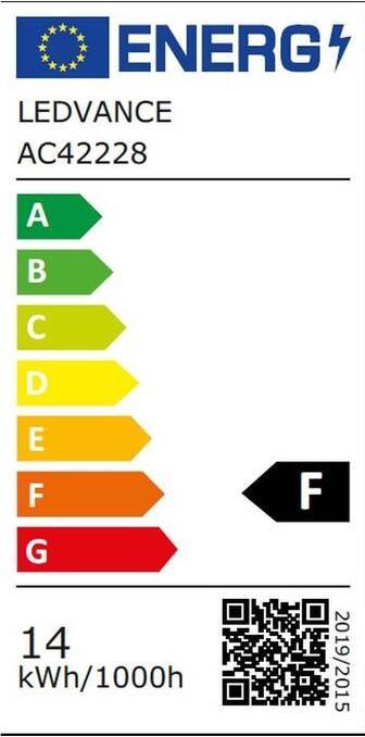 Energy Label Ledvance Smart+ Wifi Classic (E27, 14 W, 1521 lm, 1 x, F)