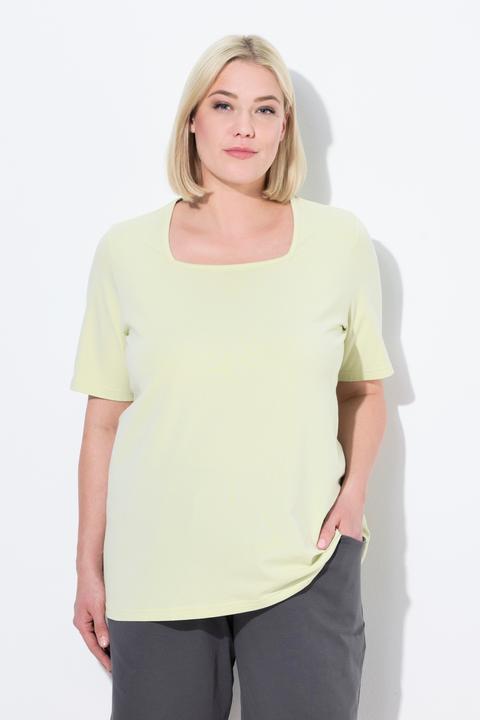 Produktbild Ulla Popken T-Shirt, A-Linie, Carré-Ausschnitt, Halbarm (62)