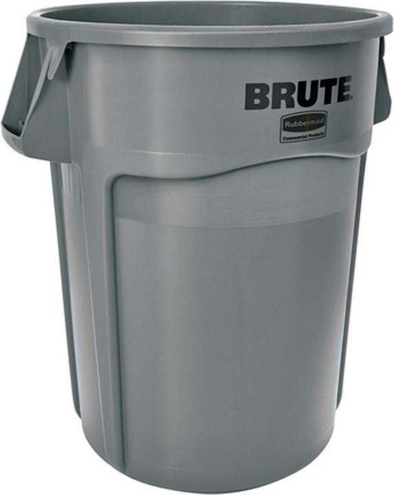 Actual product image Rubbermaid Brute Utility Round 166.5L White Bin with Air Slots (166.50 l)