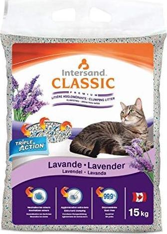 Actual product image Intersand Cat Litter Extreme Classic Lavender (Clumping, 14.14 kg)