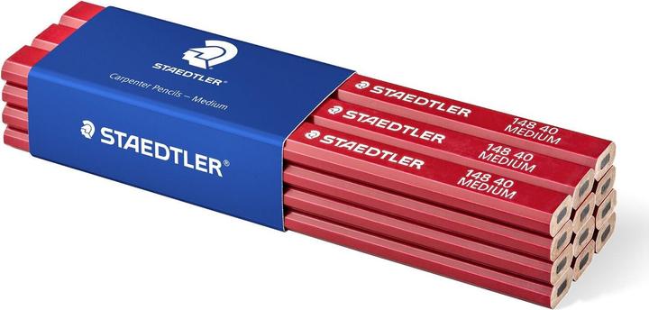 Actual product image Staedtler 148 40 Carpenter's pencil, single product, medium (2 mm, HB, 1 x)