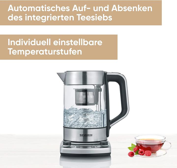 Productafbeelding Severin WK 3422 Waterkoker Roestvrij Staal (1.70 l)
