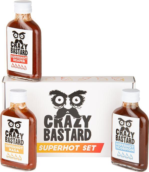 Image du produit Crazy Bastard Sauce Sauces Crazy Bastard, 3 x 100 ml (860 g)