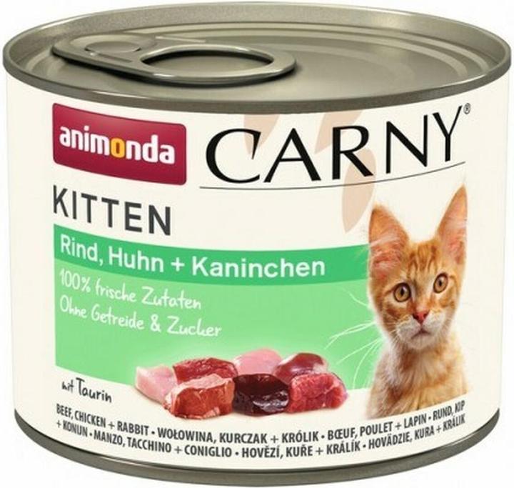 Produktbild animonda Carny BEEF CHICKEN + RABBIT 200 g (Junior, 1 Stk., 200 g)