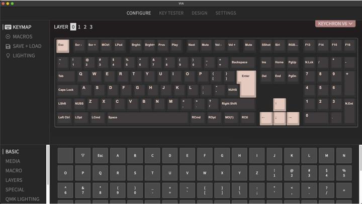 Actual product image Keychron V6 (CH, Cable)