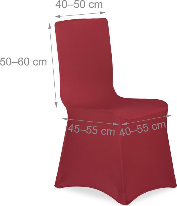 Actual product image Relaxdays Chair covers (57 x 60 x 100 cm)