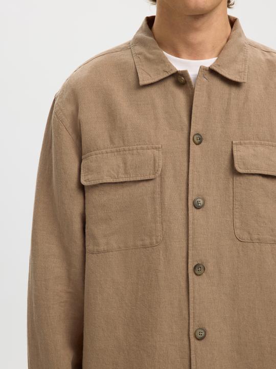 Immagine prodotto Selected Slh-Leroy Linen Blend Overshirt Ls Noos (M)