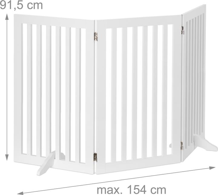 Produktbild Relaxdays Absperrgitter (30 - 154 cm)