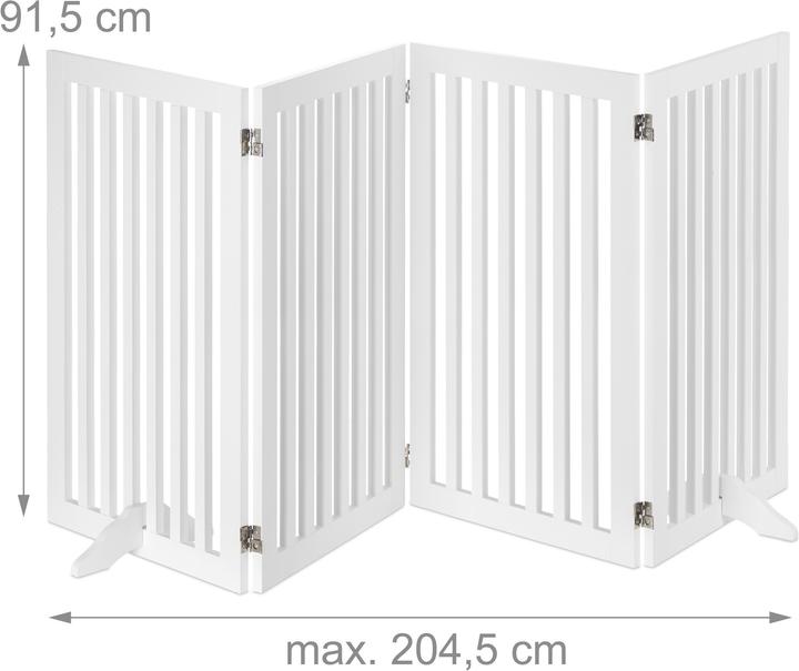 Produktbild Relaxdays Absperrgitter (204.50 cm)
