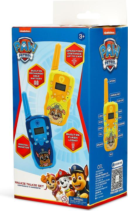 Produktbild OTL Kinder Walkie-Talkies mit 1 Km Reichweite, lange Spielzeit mit starken Li-Ion Akkus, Offizielles (1 km)