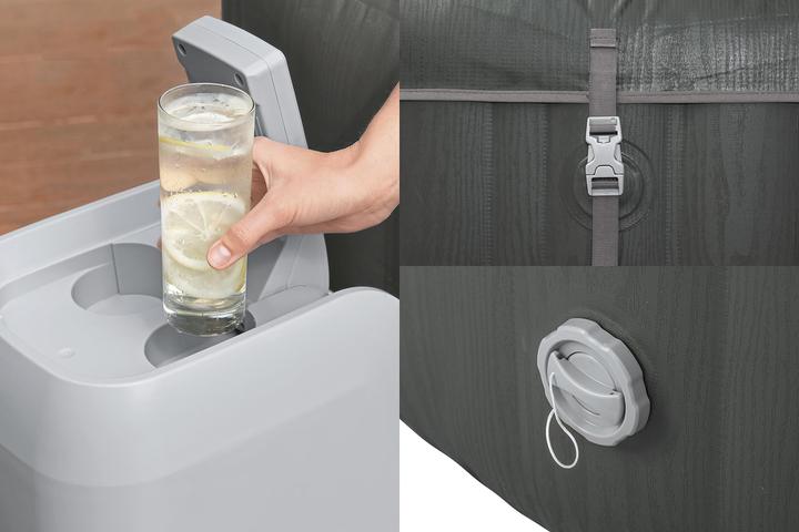 Produktbild Bestway LAY-Z-SPA® XXL WLAN-Whirlpool Mauritius AirJet™ 270 x 180 x 71 cm, oval (7 Personen)