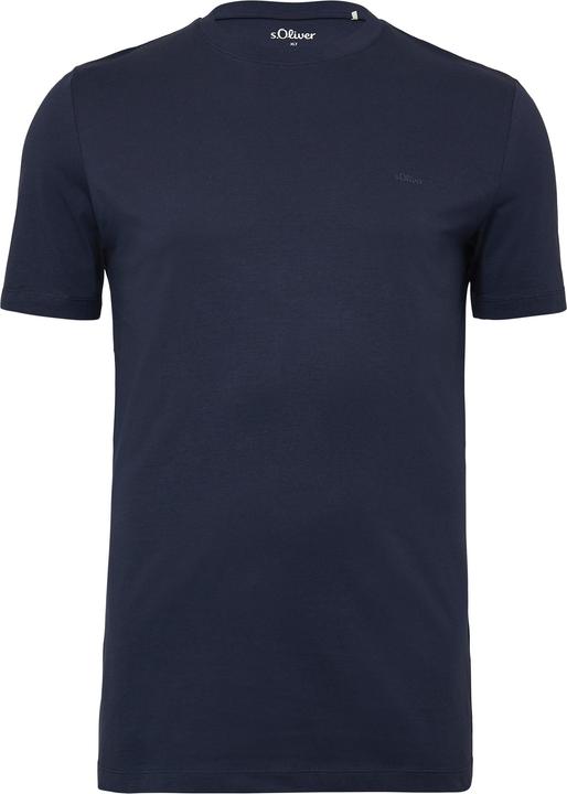 Produktbild S.Oliver T-Shirt T-Shirt mit Crew Neck und Label-Print (XXL)