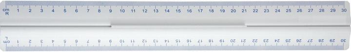 Actual product image Wedo Aluminium ruler with handle (30 cm)