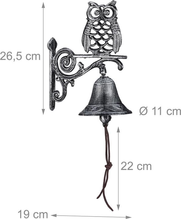 Actual product image Relaxdays Doorbell