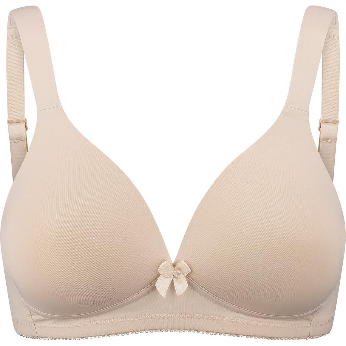 Naturana, BH, Basic Schalen-BH ohne Bügel, Beige, (95 D, Einzelpack)
