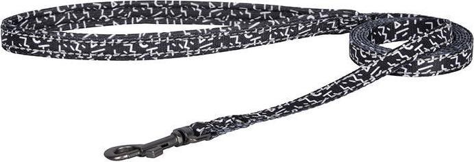 Image du produit Dogness Ensemble de marche laisse+harnais pour chien (noir et blanc) (Chien, Promenade)