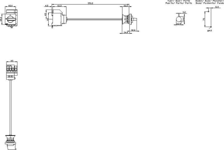 Produktbild Siemens Lasttrennschalter 3LD3240-0TL11 1 St. (3LD32400TL11)