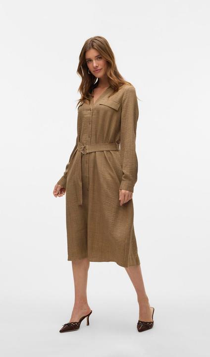 Produktbild Vero Moda VMVICA Midikleid Hemdblusenkleid (XS)