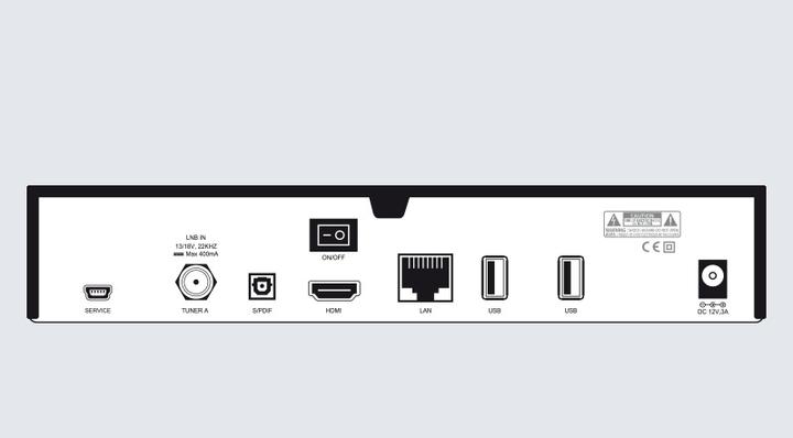 Produktbild Dreambox DM520 mini (0.51 GB, DVB-S2, Festplatte)