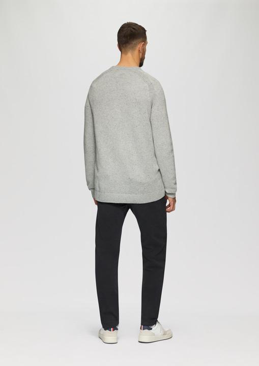 Produktbild S.Oliver Strickpullover Crew-Neck-Pullover mit Farbeffekt (XXL)