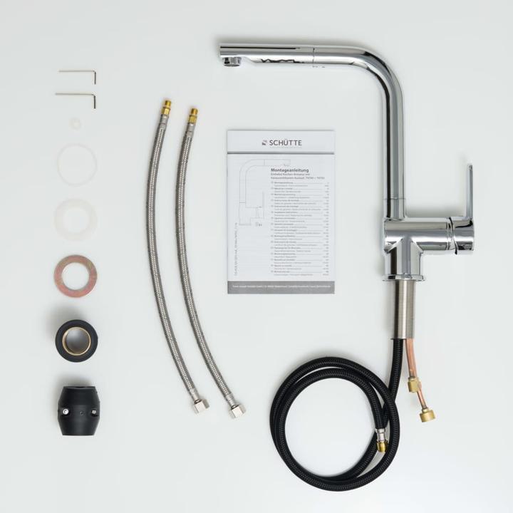 Image du produit Schütte Robinet Cuisine LONDON Robinet d'évier Chrome Extractible Pivotant 79700