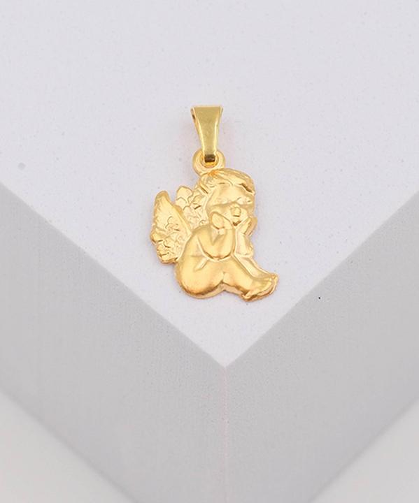 Image du produit Muau Angel pendentif yellow gold 750, 19x10mm (Or jaune 750)